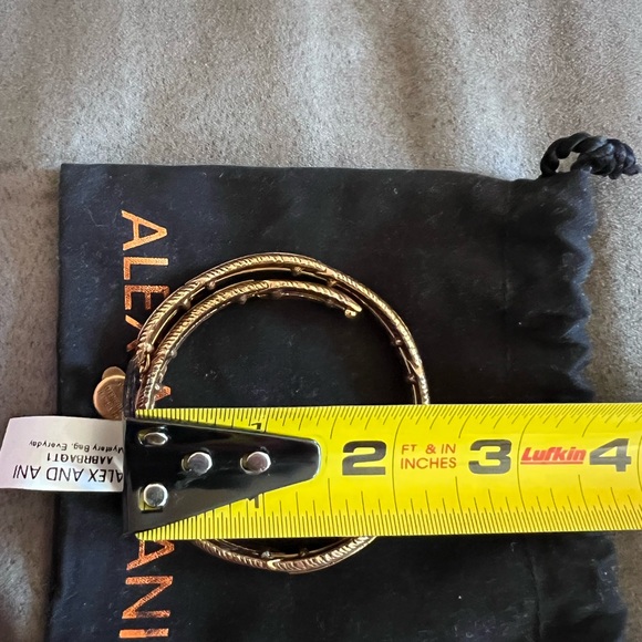 Alex and Ani Rose Gold Feather Bangle Bracelet - Picture 10 of 10